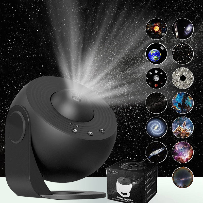 RJ GalaxyGlow Star Projector Lamp with HD Film