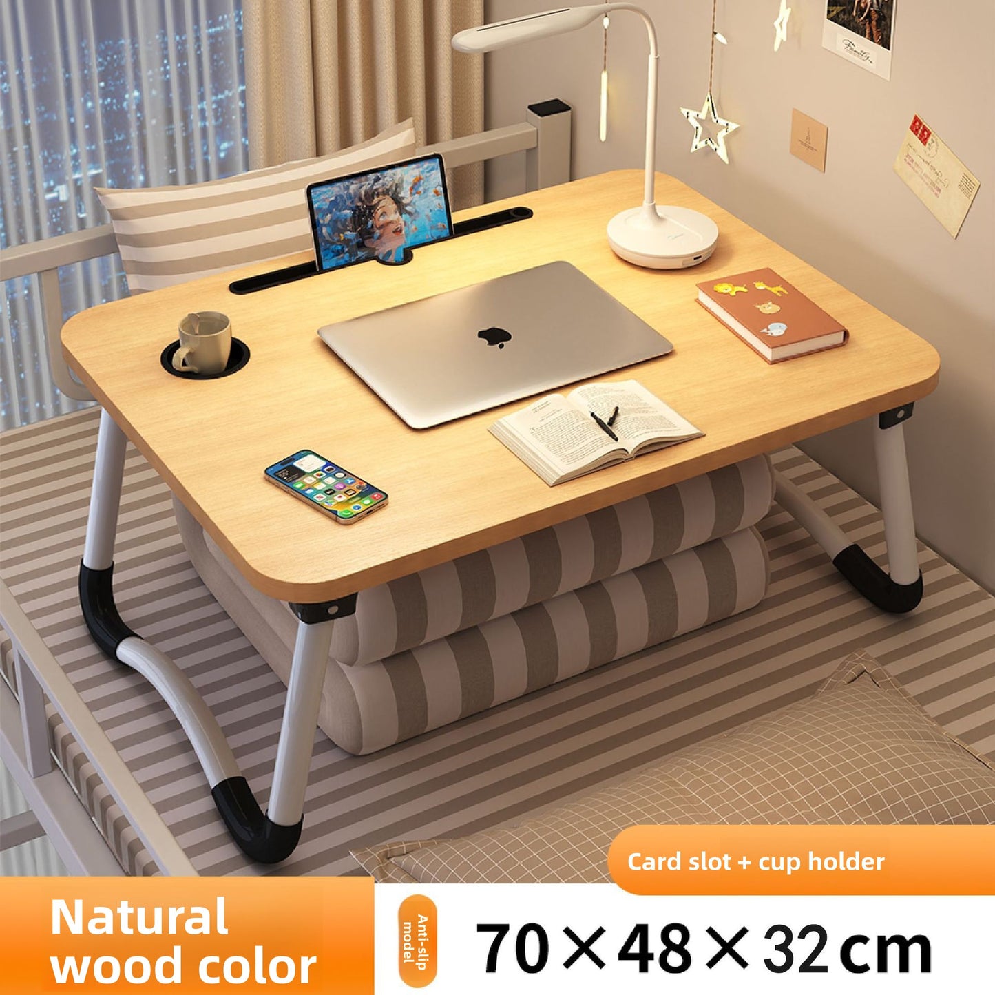 RJ FlexDesk Foldable Study Desk with Storage